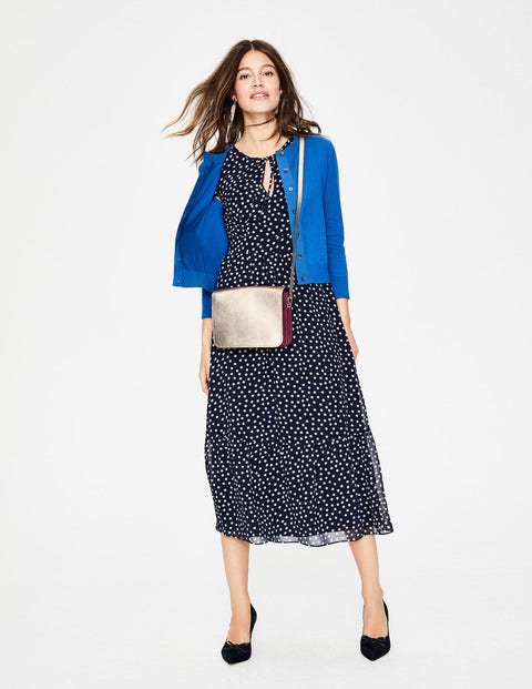 Amelia Crop Cardigan - Cyan Amelia Crop Cardigan - Cyan