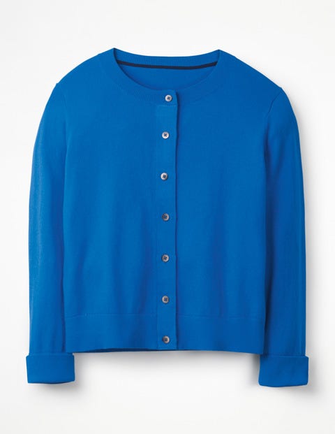 Amelia Crop Cardigan - Cyan Amelia Crop Cardigan - Cyan