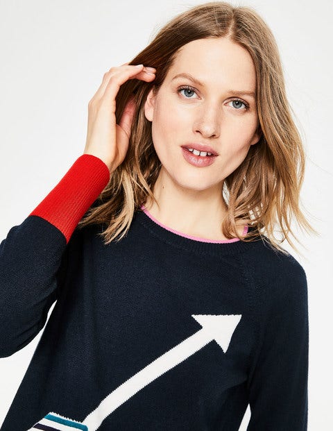 Romy Sweater - Arrow Intarsia Romy Sweater - Arrow Intarsia