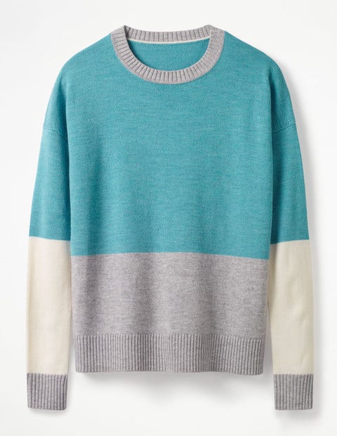 Lowick Sweater - Heritage Blue/Silver Melange Lowick Sweater - Heritage Blue/Silver Melange