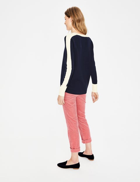 Violet Pullover - Navy/Naturweiß Violet Pullover - Navy/Naturweiß