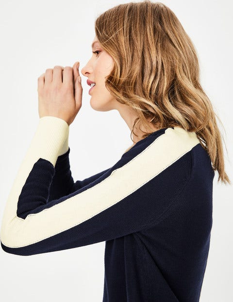 Violet Pullover - Navy/Naturweiß Violet Pullover - Navy/Naturweiß