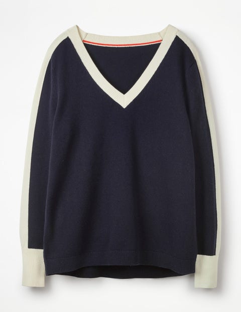 Violet Pullover - Navy/Naturweiß Violet Pullover - Navy/Naturweiß