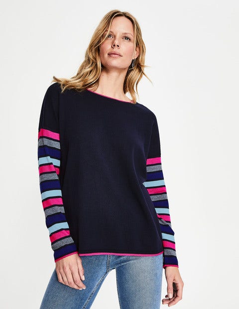 Berwick Sweater - Navy Stripe Berwick Sweater - Navy Stripe