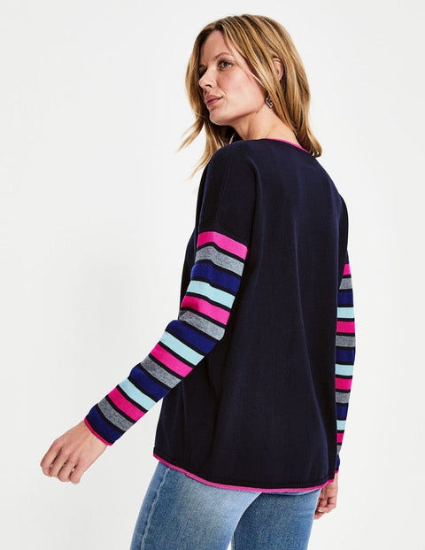 Berwick Sweater - Navy Stripe Berwick Sweater - Navy Stripe