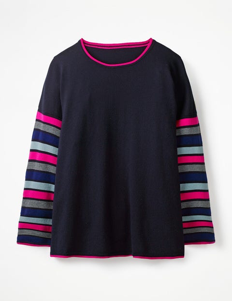 Berwick Sweater - Navy Stripe Berwick Sweater - Navy Stripe