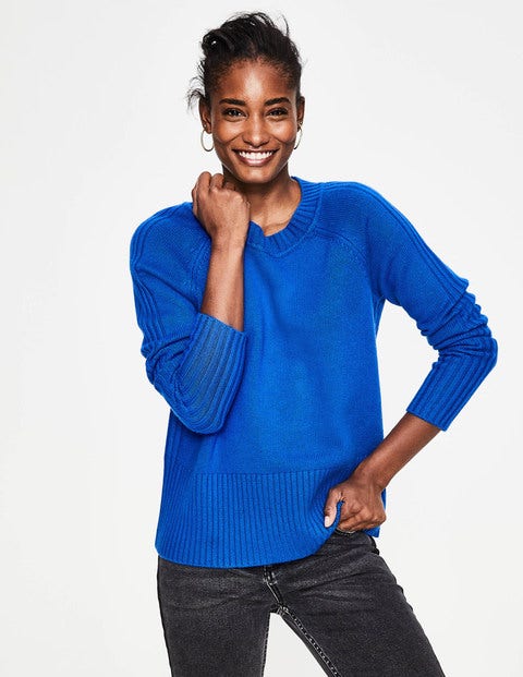 Heidi Sweater - Cyan Heidi Sweater - Cyan
