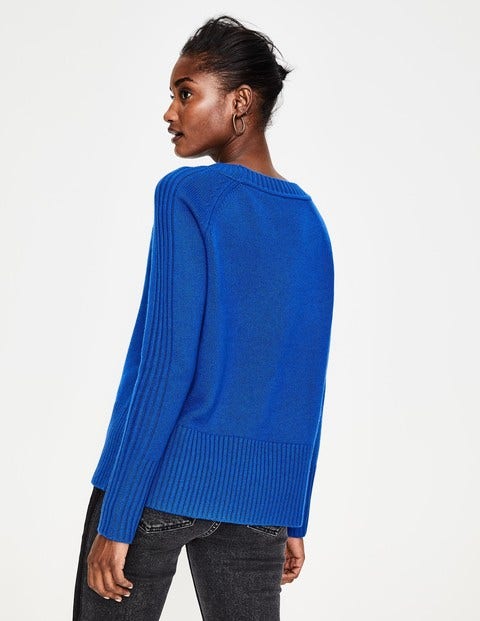 Heidi Sweater - Cyan Heidi Sweater - Cyan