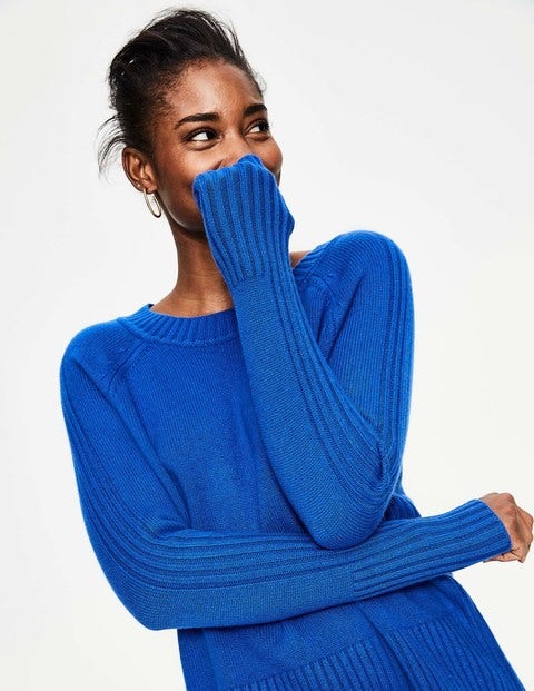 Heidi Sweater - Cyan Heidi Sweater - Cyan