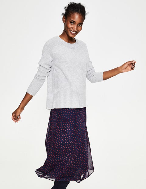 Heidi Jumper - Silver Melange Heidi Jumper - Silver Melange