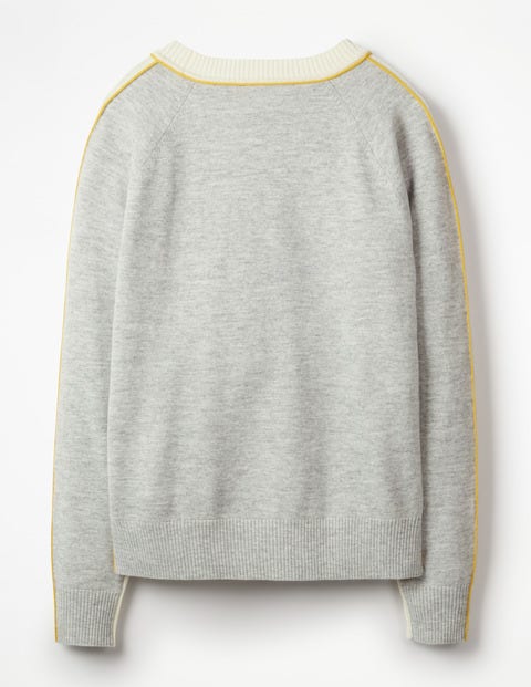 Connie Jumper - Ivory/Grey Connie Jumper - Ivory/Grey