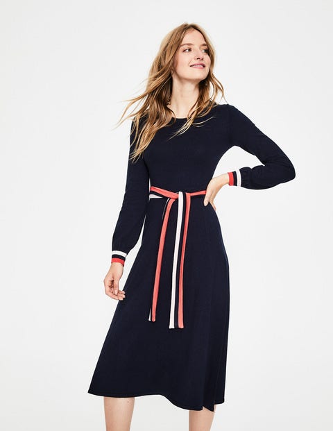 Eden Knitted Dress - Navy Eden Knitted Dress - Navy