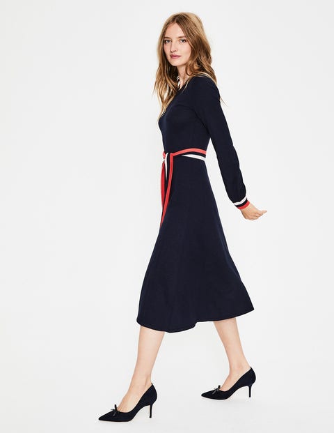 Eden Knitted Dress - Navy Eden Knitted Dress - Navy