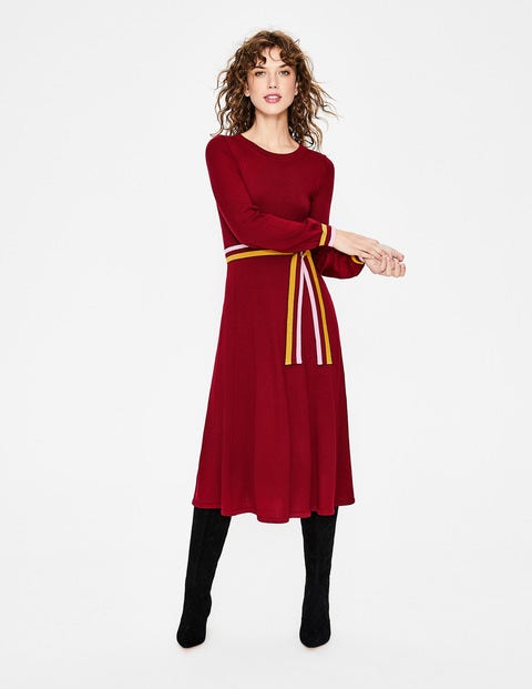 Eden Knitted Dress - Mulled Wine Eden Knitted Dress - Mulled Wine