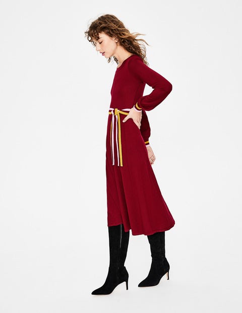 Eden Knitted Dress - Mulled Wine Eden Knitted Dress - Mulled Wine