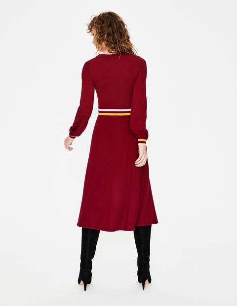 Eden Knitted Dress - Mulled Wine Eden Knitted Dress - Mulled Wine