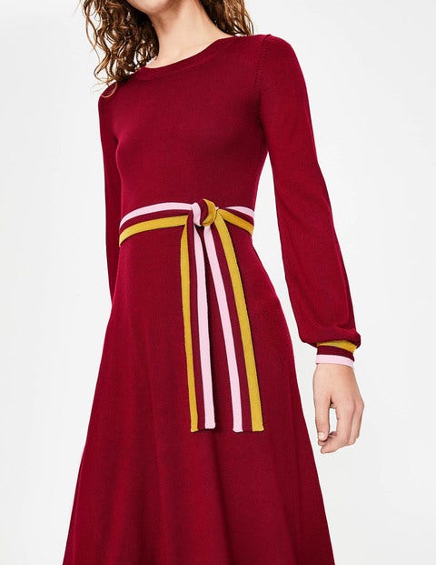 Eden Knitted Dress - Mulled Wine Eden Knitted Dress - Mulled Wine