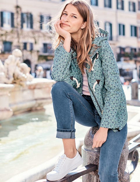 Whitby Waterproof Jacket - Heritage Blue, Scattered Stars Whitby Waterproof Jacket - Heritage Blue, Scattered Stars