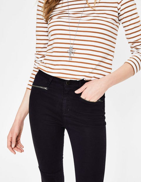 Brighton Biker Skinny Jeans - Black Brighton Biker Skinny Jeans - Black