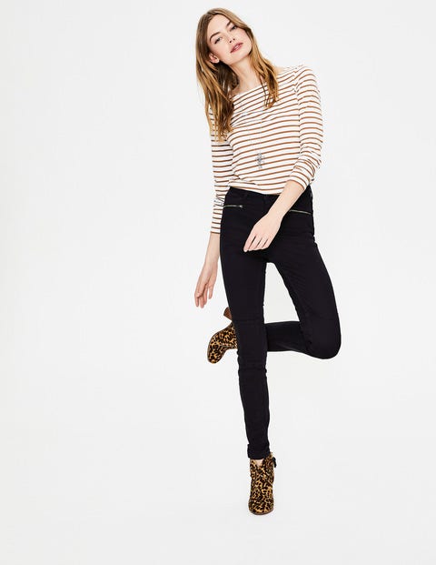 Brighton Biker Skinny Jeans - Black Brighton Biker Skinny Jeans - Black