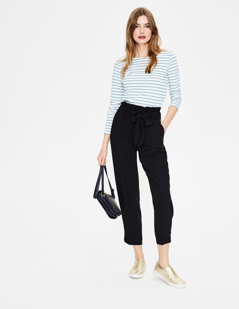 Melina Paperbag Trousers - Black Melina Paperbag Trousers - Black