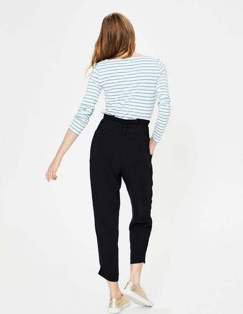 Melina Paperbag Trousers - Black Melina Paperbag Trousers - Black