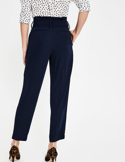 Melina Paperbag Trousers - Navy Melina Paperbag Trousers - Navy