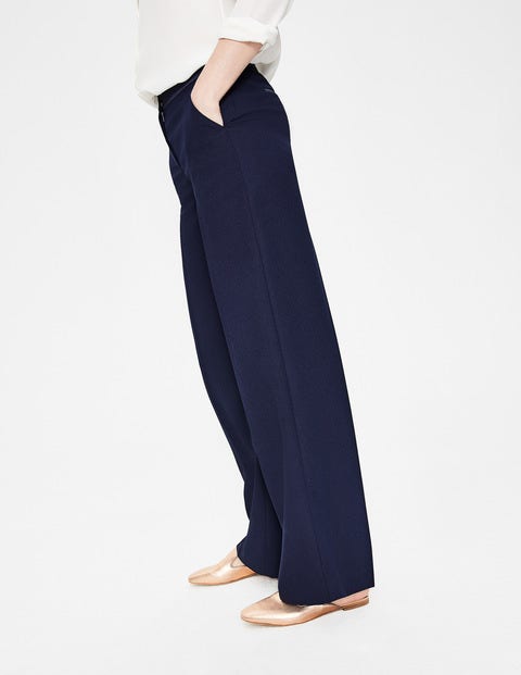 Marlin Hose Mit Weitem Bein - Navy Marlin Hose Mit Weitem Bein - Navy