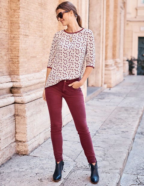 Mayfair Modern Skinny Jeans - Mulled Wine Sateen Mayfair Modern Skinny Jeans - Mulled Wine Sateen