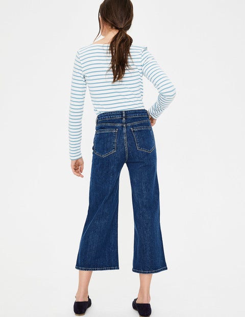 York Cropped Jeans - Mid Vintage Denim (Mid Wash) York Cropped Jeans - Mid Vintage Denim (Mid Wash)