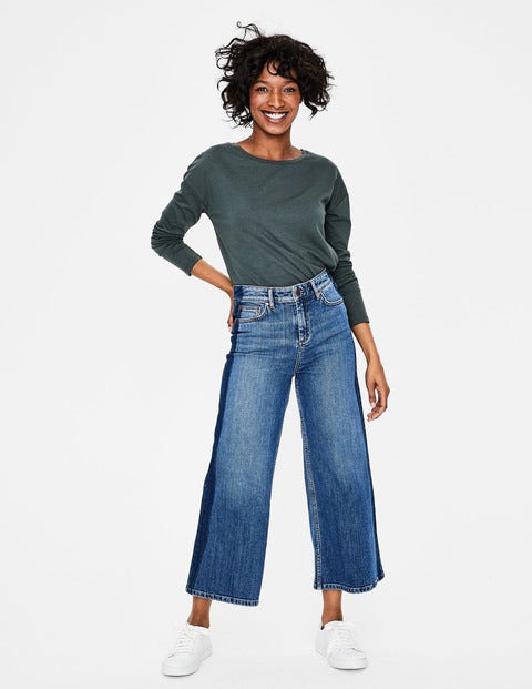 York 7/8-Jeans - Leichtes Vintage, Seitendetail York 7/8-Jeans - Leichtes Vintage, Seitendetail
