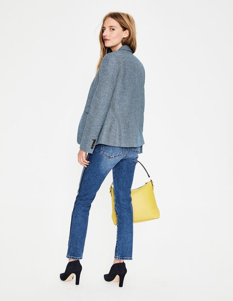 Bath British Tweed Blazer - Blue Ribbon Herringbone Bath British Tweed Blazer - Blue Ribbon Herringbone