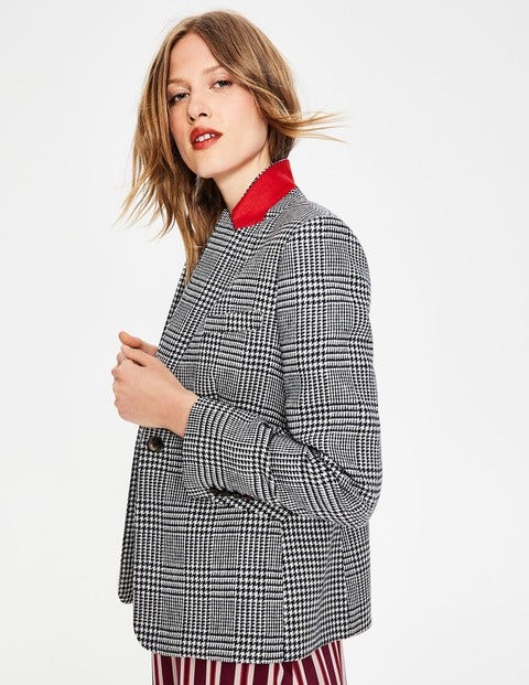 Bath British Tweed Blazer - Navy and Ivory Hotch Potch Bath British Tweed Blazer - Navy and Ivory Hotch Potch