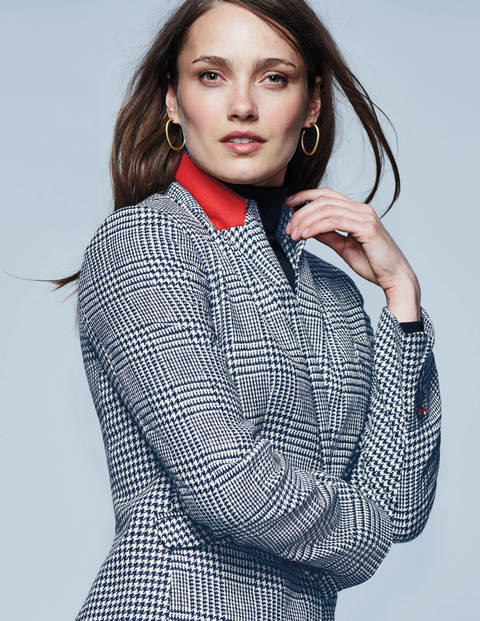 Bath British Tweed Blazer - Navy and Ivory Hotch Potch Bath British Tweed Blazer - Navy and Ivory Hotch Potch