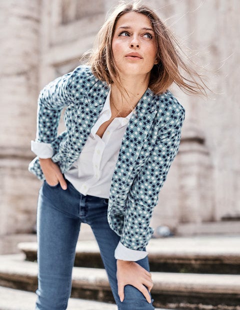 Oxshott Cord Blazer - Heritage Blue Navy, Stars Oxshott Cord Blazer - Heritage Blue Navy, Stars