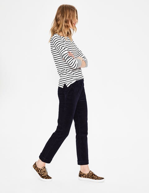 Cord Straight Leg Pants - Navy Cord Straight Leg Pants - Navy