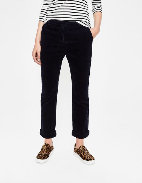 Cord Straight Leg Pants - Navy Cord Straight Leg Pants - Navy