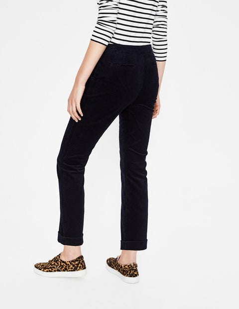 Cord Straight Leg Pants - Navy Cord Straight Leg Pants - Navy