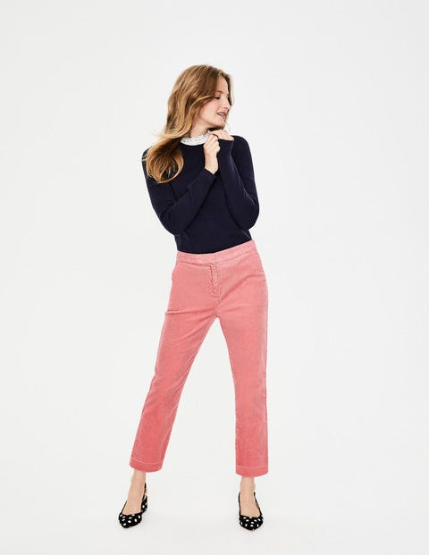 Cord Straight Leg Pants - Blush Cord Straight Leg Pants - Blush