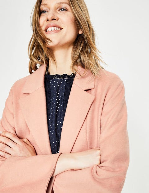 Holywell Coat - Antique Pink Holywell Coat - Antique Pink