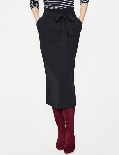 Melina Paperbag-Taillenrock - Schwarz Melina Paperbag-Taillenrock - Schwarz