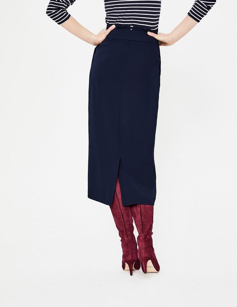 Melina Paperbag Skirt - Navy Melina Paperbag Skirt - Navy