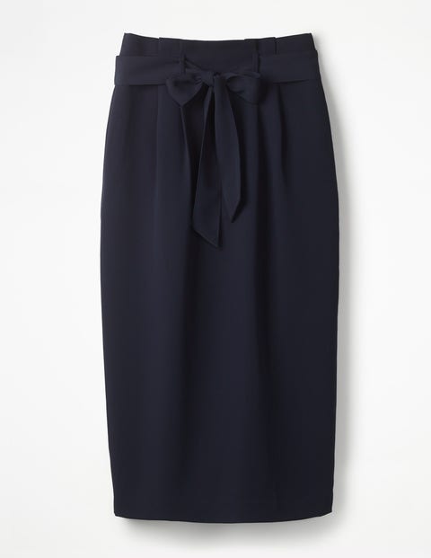 Melina Paperbag Skirt - Navy Melina Paperbag Skirt - Navy