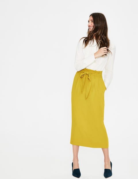 Melina Paperbag Skirt - Hot Mustard Melina Paperbag Skirt - Hot Mustard