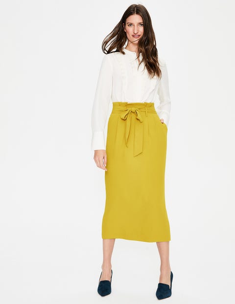 Melina Paperbag Skirt - Hot Mustard Melina Paperbag Skirt - Hot Mustard