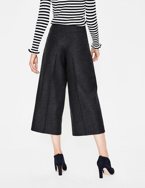 British Tweed Culottes - Grey Melange British Tweed Culottes - Grey Melange