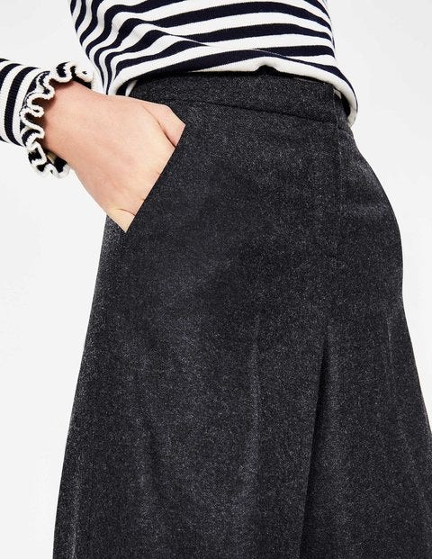 British Tweed Culottes - Grey Melange British Tweed Culottes - Grey Melange