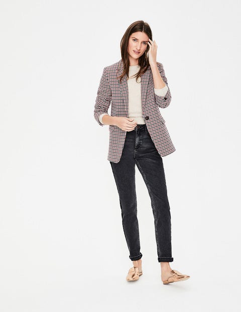 Bramley Blazer - Red, Navy & Ivory Check Bramley Blazer - Red, Navy & Ivory Check