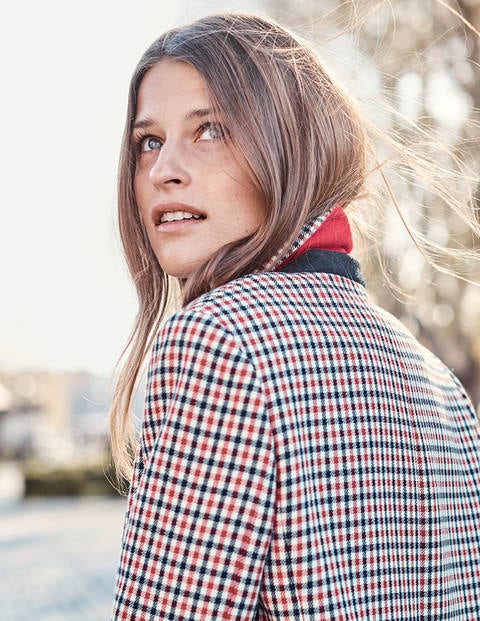 Blazer Bramley - Carreaux rouge, bleu marine et ivoire Blazer Bramley - Carreaux rouge, bleu marine et ivoire