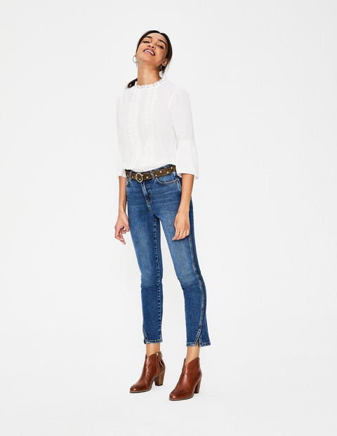 Edinburgh Jeans - Mid Vintage with Navy Edinburgh Jeans - Mid Vintage with Navy